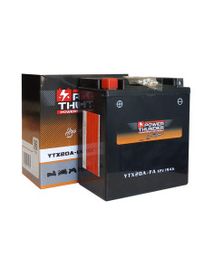 Batterie POWER THUNDER PTP48201F 12V 18Ah AGM - Prête à l'emploi sans entretien