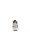 Baskets moto Alpinestars Ride-63 Canvas - Blanc Noir Damier