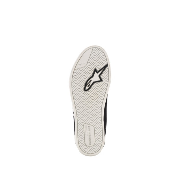 Baskets moto Alpinestars Ride-63 Canvas - Noir Blanc
