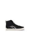 Baskets moto Alpinestars Ride-63 Canvas - Noir Gris Damier