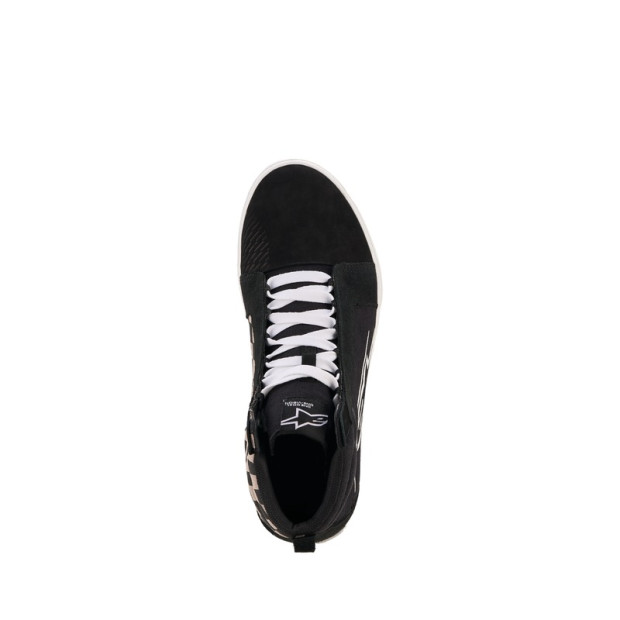 Baskets moto Alpinestars Ride-63 Canvas - Noir Gris Damier