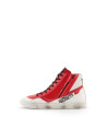 Baskets moto Alpinestars Stated Flair - Blanc Rouge vif