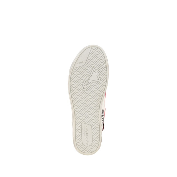 Baskets moto Alpinestars Stated Flair - Blanc Rouge vif