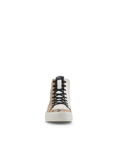 Baskets moto femme Alpinestars Stella Stated Flair - Gris Blanc 2