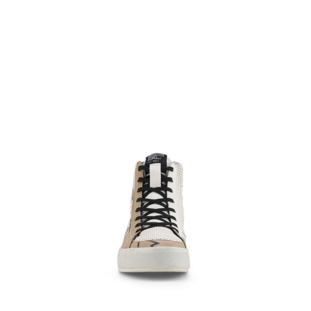 Baskets moto femme Alpinestars Stella Stated Flair - Gris Blanc