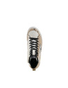 Baskets moto femme Alpinestars Stella Stated Flair - Gris Blanc