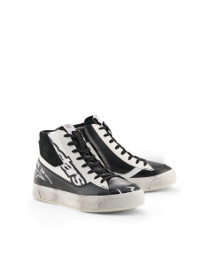 Baskets moto femme Alpinestars Stella Stated Flair - Noir Blanc