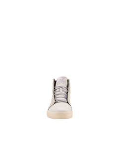 Baskets moto cuir Alpinestars Ride-63 - Blanc Gris 2