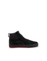 Baskets moto cuir Alpinestars Ride-63 - Noir Rouge vif