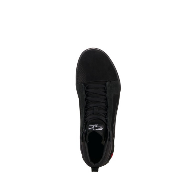 Baskets moto cuir Alpinestars Ride-63 - Noir Rouge vif