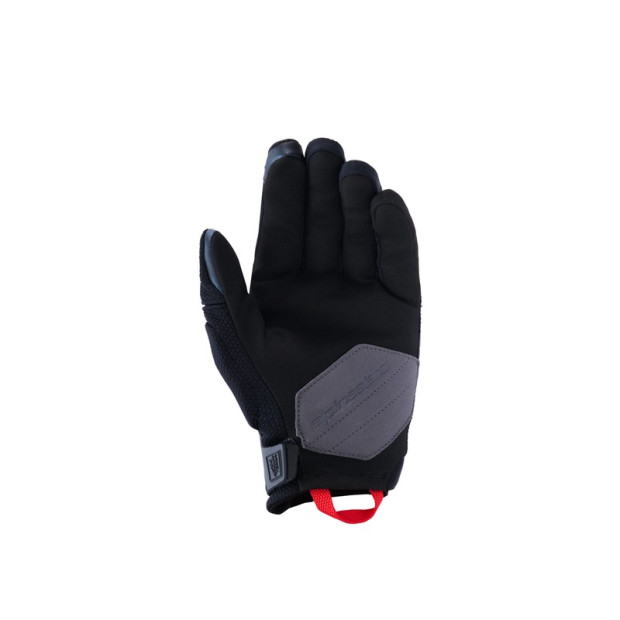 Gants aventure Alpinestars Durack - Noir Gris Rouge vif