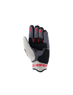 Gants moto Alpinestars Mogress Airflow - Noir Rouge Écru 2