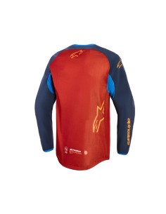 Maillot Alpinestars Maxdura Dual - Marron Rouille Bleu 2
