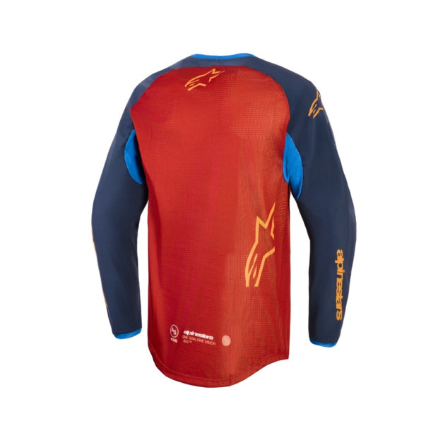 Maillot Alpinestars Maxdura Dual - Marron Rouille Bleu