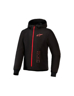 Sweat moto Alpinestars Radium Tech - Noir Rouge vif