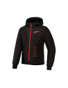 Sweat moto Alpinestars Radium Tech - Noir Rouge vif