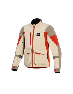 Veste Alpinestars Maxdura Drystar XF Laminated Armored Shell - Beige Marron Rouille