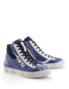 Baskets moto Alpinestars Stated Flair - Bleu Blanc Noir
