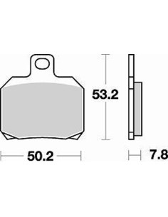 Plaquettes de frein BRAKING modèle 828CM56