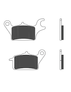 Plaquettes de frein avant BREMBO 07102CC organique scooter