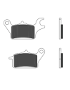 Plaquettes de frein avant BREMBO 07102CC organique scooter
