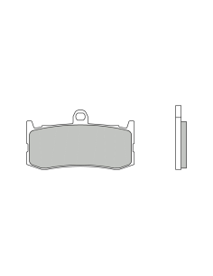 Plaquettes de frein avant racing BREMBO Carbon Tech - 07GR06RC