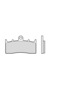 Plaquettes de frein BREMBO route/sport métal fritté - 07GR62SR