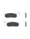 Plaquettes de frein BREMBO route carbone céramique - 07GR79CC