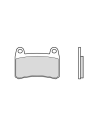 Plaquettes de frein BREMBO route métal fritté - 07GR83SA