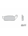 Plaquettes de frein BREMBO 07HO3405 organique route