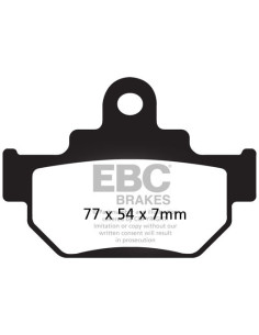 Plaquettes de frein EBC BRAKES métal fritté FA106R