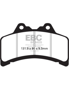 Plaquettes de frein EBC BRAKES FA191 organique