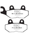 Plaquettes de frein EBC BRAKES FA2142V semi métal fritté