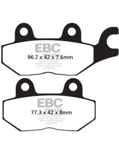 Plaquettes de frein EBC BRAKES FA215V semi métal fritté