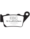 Plaquettes de frein EBC BRAKES MXS208 métal fritté