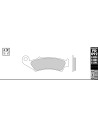 Plaquettes de frein GALFER G1054TT organique semi métal TT FD092