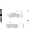 Plaquettes de frein GALFER G1054 organique semi métal FD120