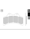 Plaquettes de frein GALFER FREIN G1054 organique semi métal grande FD154