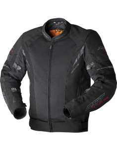 Blouson moto route textile RST Pro Series Ventilator D3O - Noir