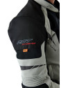 Blouson moto route textile RST Pro Series Ventilator D3O - Noir Argent