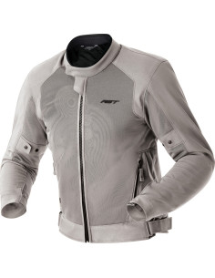 Blouson moto route textile RST Spectre Air D3O - Argent