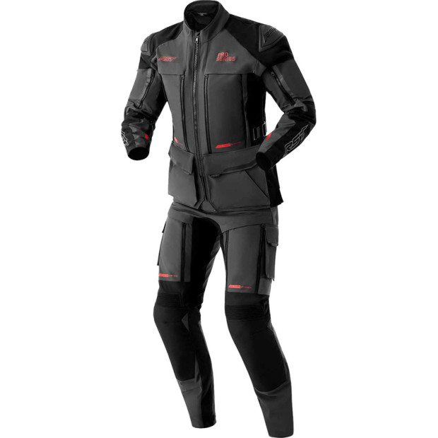 Veste moto trail RST Pro Series Adventure D3O - Gris Noir