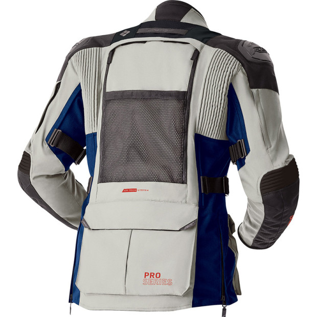 Veste moto trail RST Pro Series Adventure D3O - Argent Bleu