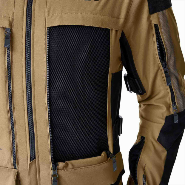 Veste moto trail RST Pro Series Adventure D3O - Sable Noir