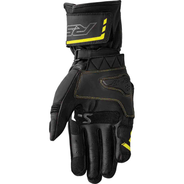 Gants moto RST S1 - Noir Jaune fluo