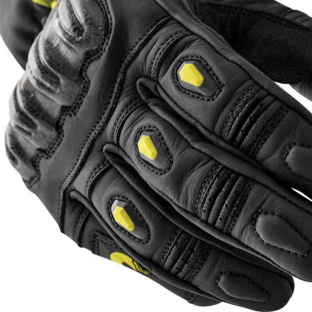 Gants moto RST S1 - Noir Jaune fluo