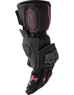Gants moto femme RST S1 - Noir Rose 2