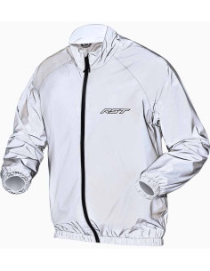 Veste de pluie moto RST Night Rider Waterproof - Argent 2