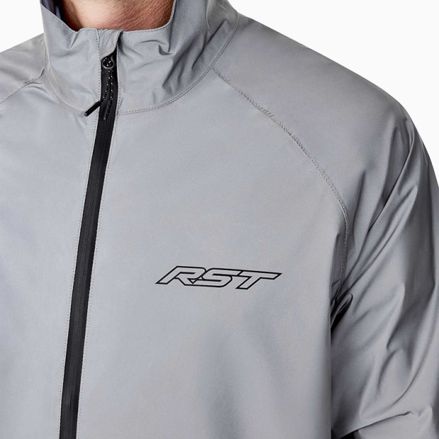 Veste de pluie moto RST Night Rider Waterproof - Argent