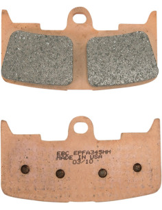 Plaquettes de frein EBC BRAKES EPFA345HH métal fritté